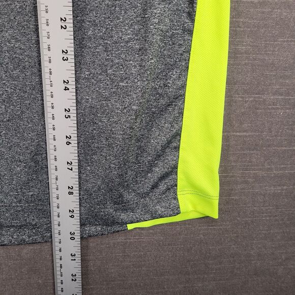 Nike The Hooters & Blowfish Golf Polo Shirt Athletic Fit Gray Neon Green Mens XL - Picture 7 of 11